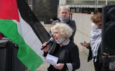 25 Janvier : Stand Palestine « Solidarité avec Olivia Zémor #BoycottTEVA »