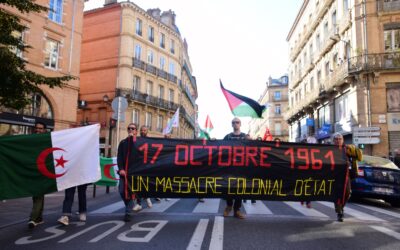 Mardi 17 octobre 2023 à Toulouse, marche pour commémorer le massacre colonial d’Etat du 17 octobre 1961