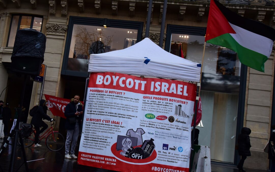 A Toulouse, beaucoup de monde soutient le boycott d’Israël !