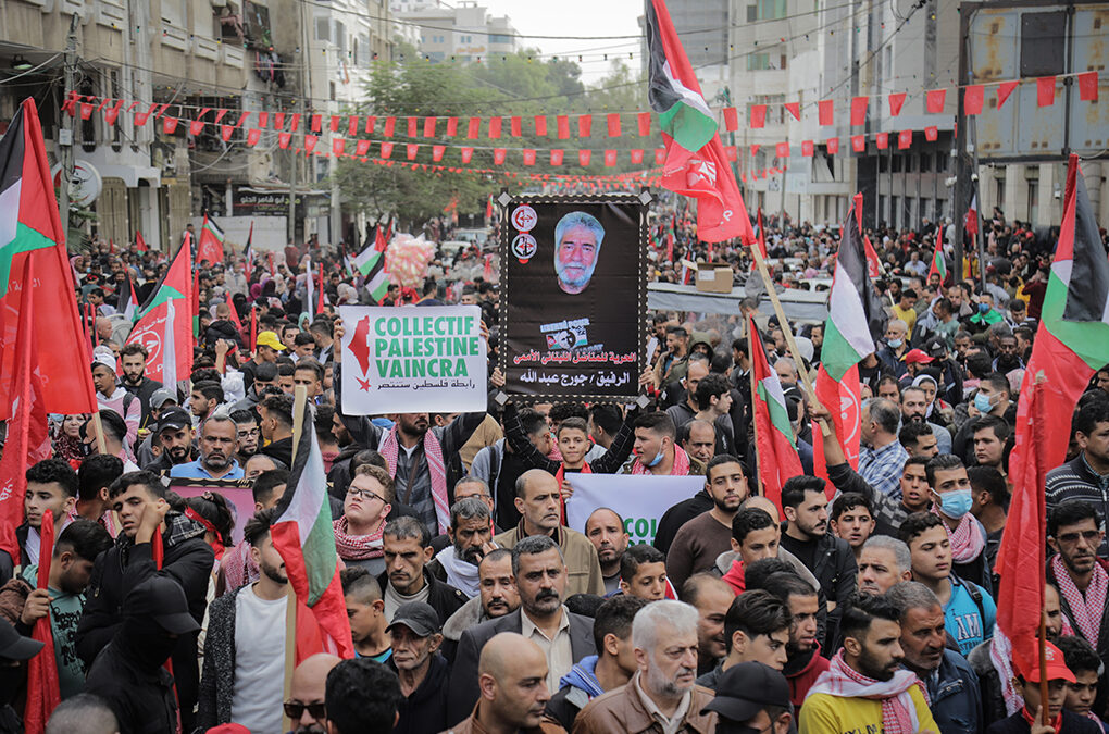 Dans la bande de Gaza, des dizaines de milliers de personnes célèbrent la fondation du FPLP