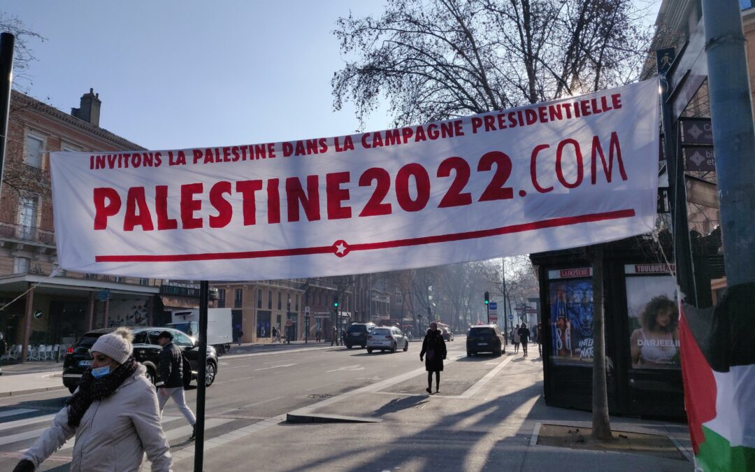 Déjà plus de 1000 personnes soutiennent la campagne #Palestine2022