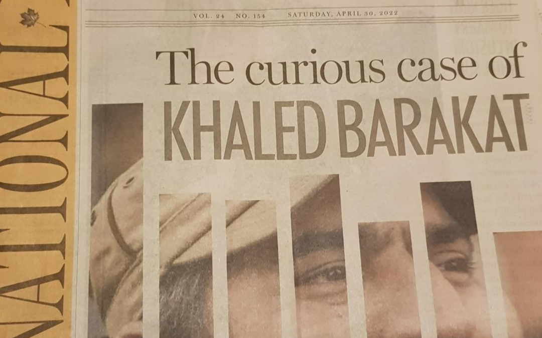 Le militant palestinien Khaled Barakat est la cible d’une campagne d’intimidation au Canada