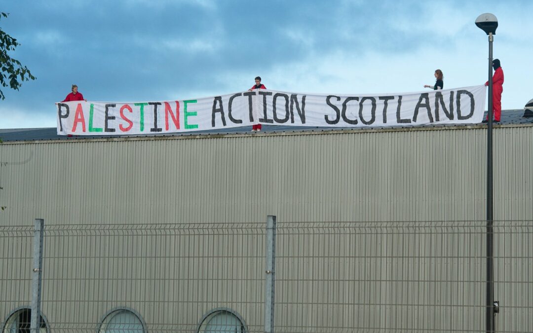 Palestine Action dénonce la complicité de l’entreprise française Thales avec le fabricant d’armes israélien Elbit System