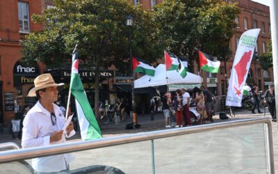 Solidarité avec Gaza et sa résistance dans le centre-ville de Toulouse