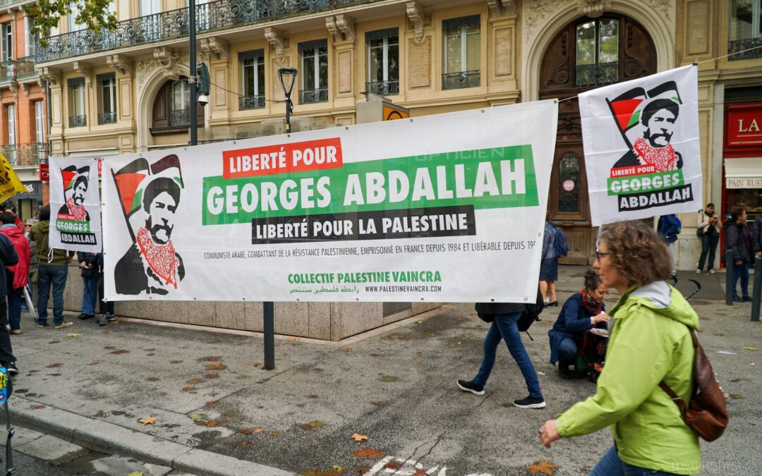 Samedi 8 octobre : Stand Palestine « Liberté pour Georges Abdallah »