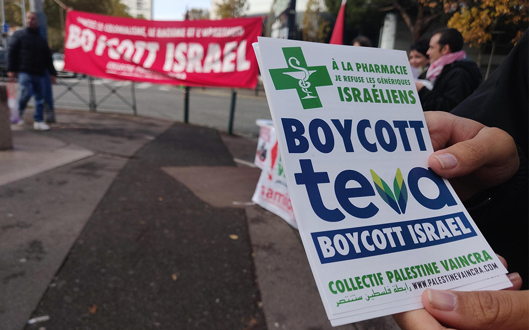La campagne #BoycottTEVA se développe à Toulouse !