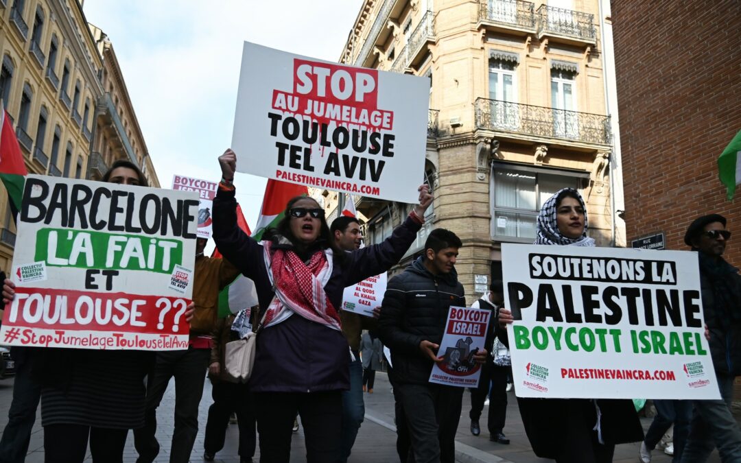 Un Boycott Tour exige la fin du jumelage avec Tel Aviv dans le centre-ville de Toulouse