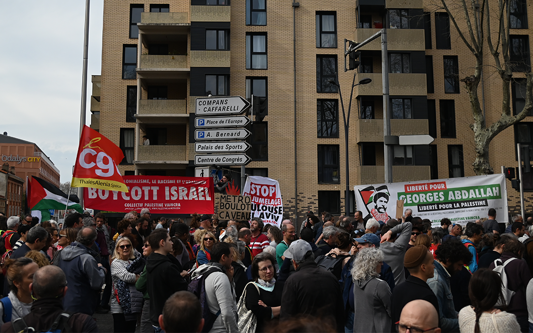 La Palestine et Georges Abdallah au cœur d’une nouvelle manifestation historique contre la réforme des retraites à Toulouse