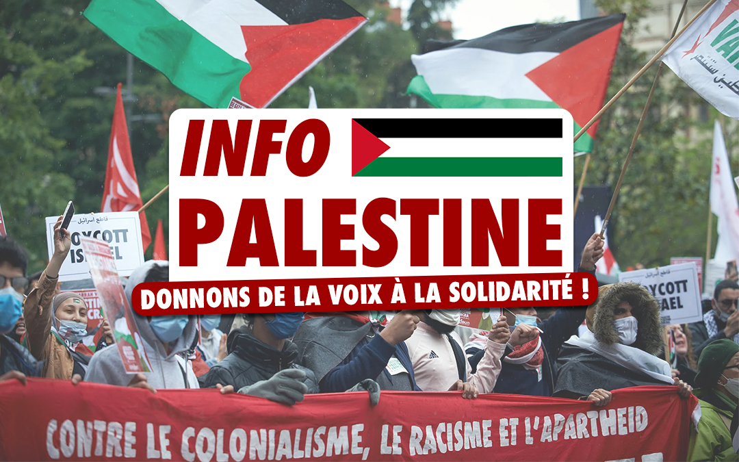 Mercredi 12 avril à Toulouse, rejoignez l’Info-Palestine pour donner de la voix à la solidarité !