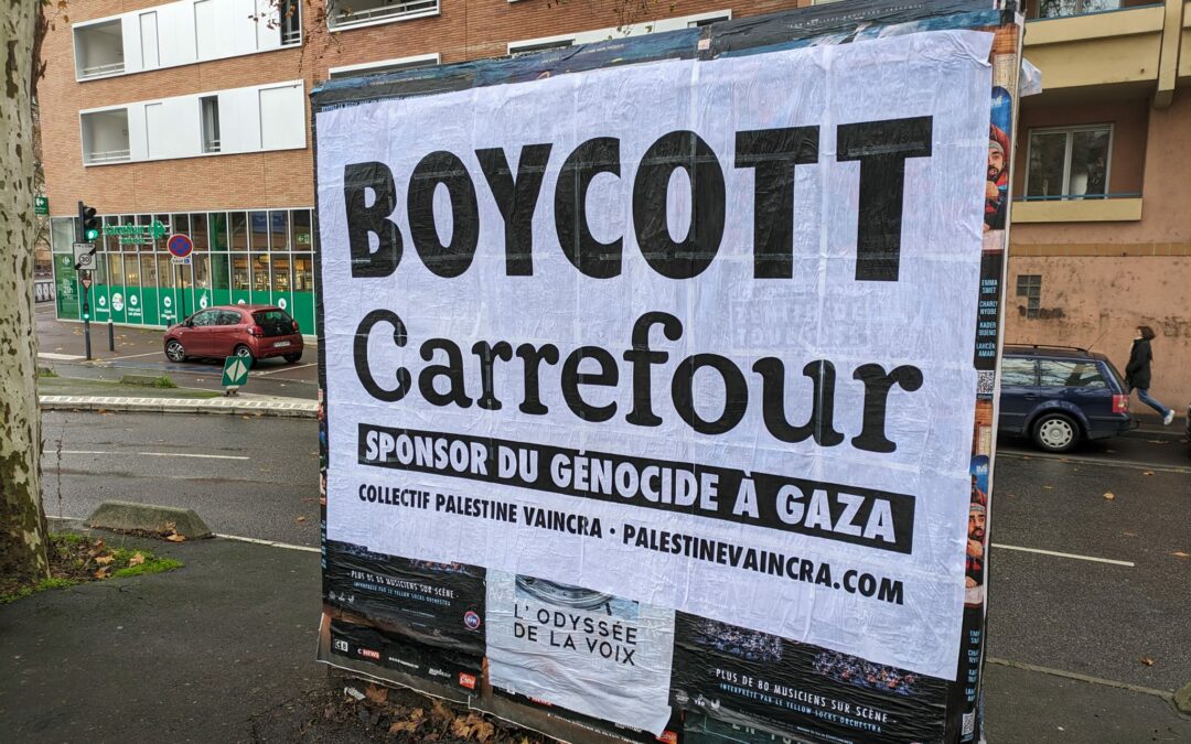 Le weekend du 17-18 février, mobilisons-nous pour la campagne #BoycottCarrefour