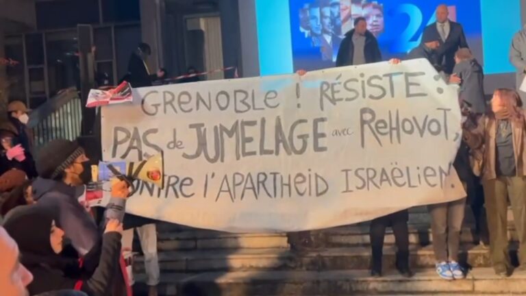 La mobilisation grandit contre les jumelages de Marseille et Grenoble avec des villes israéliennes