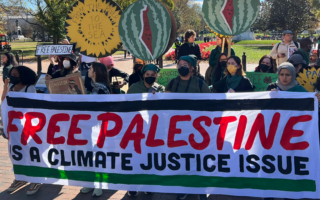 Lutte écologiste et libération de la Palestine : un lien indissoluble
