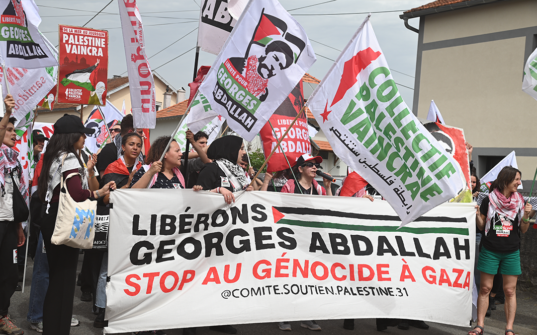 2000 personnes manifestent pour la libération de Georges Abdallah devant la prison de Lannemezan