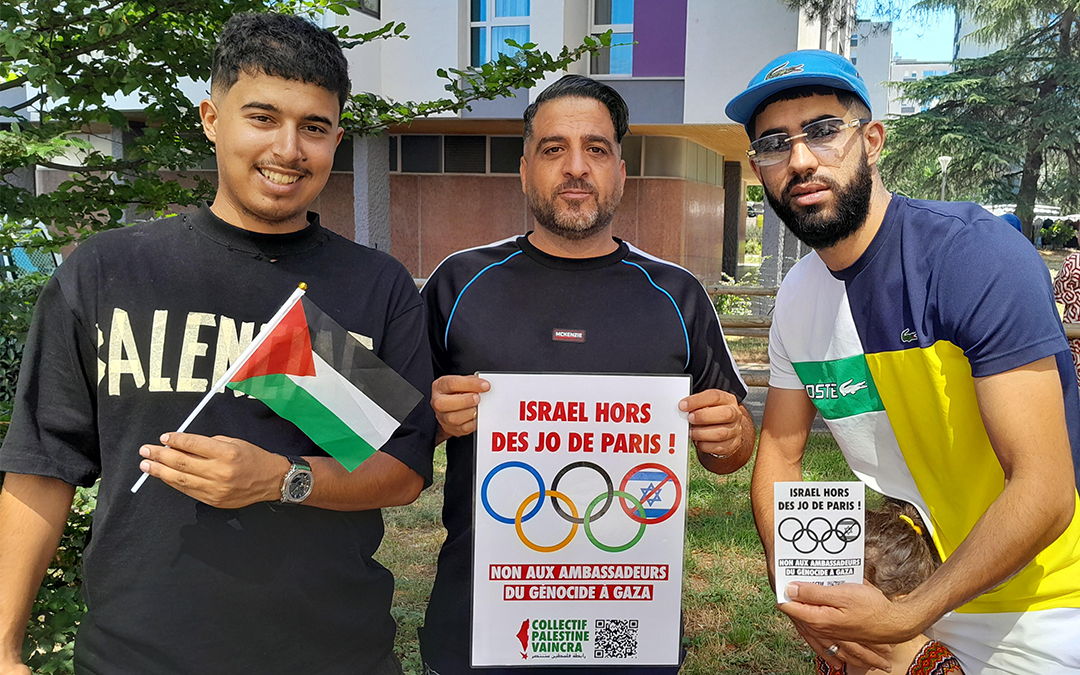 Mobilisation toulousaine contre la participation d’Israël aux Jeux Olympiques de Paris